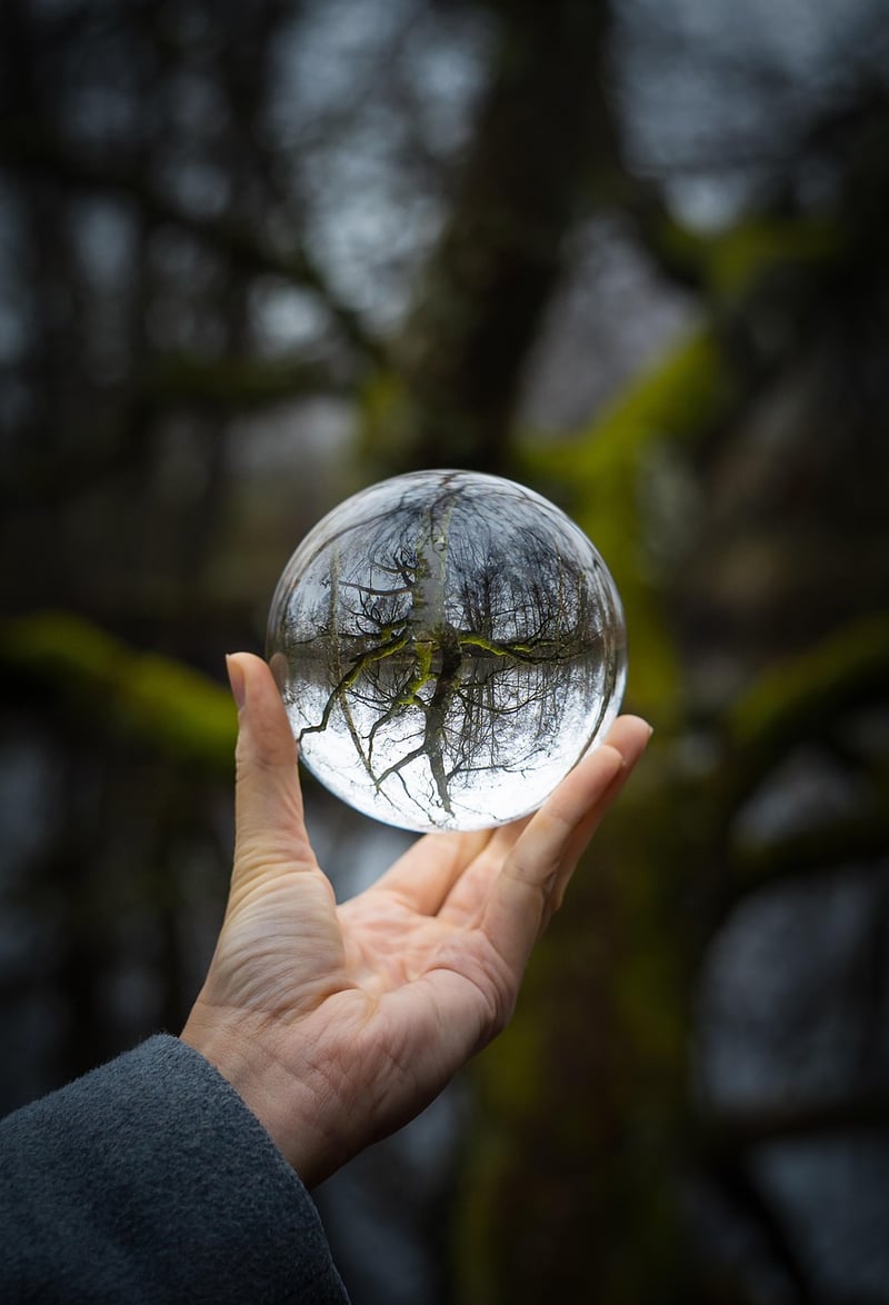 Crystal Ball Centerpieces